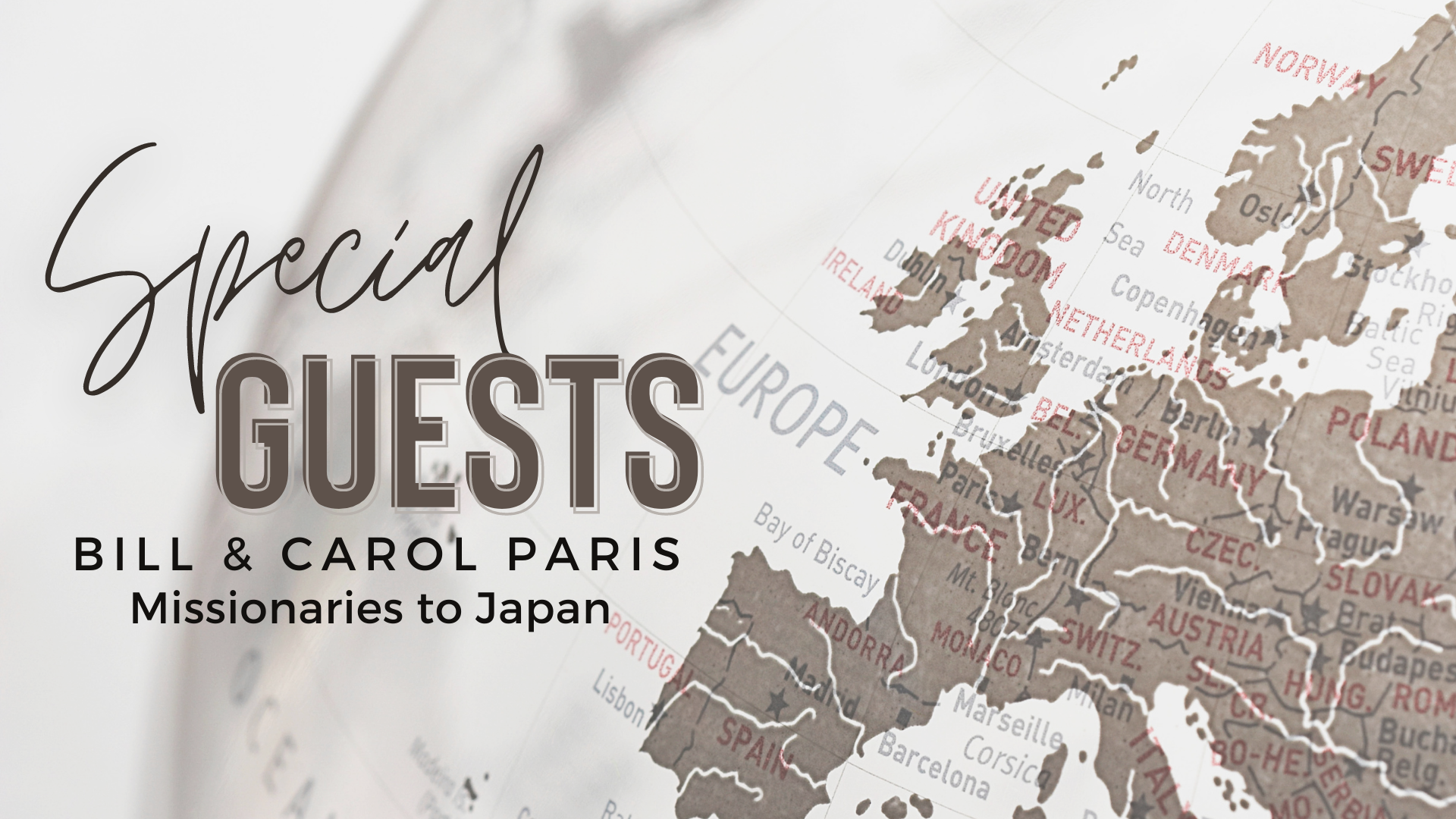Bill & Carol Paris Missionaries to Japan